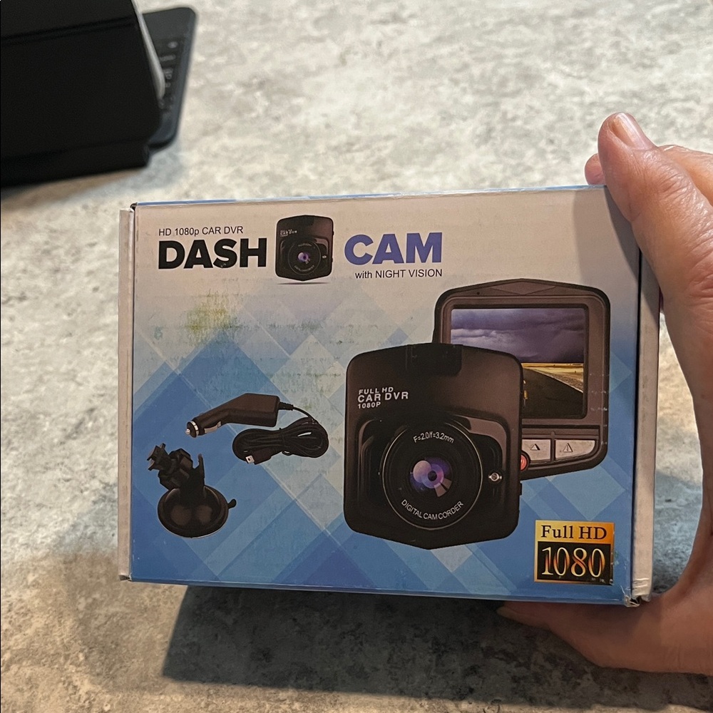 Black Electronic Device with Accessories